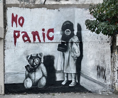 NO PANIC - A Urban Art Artwork by Henrique EDMX Montanari