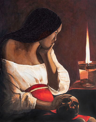 Madeleine - a Paint Artowrk by Maria Laura Balestra