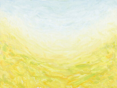 Two Souls Dissolving Into the Light of Love - a Paint Artowrk by Robert van de Graaf