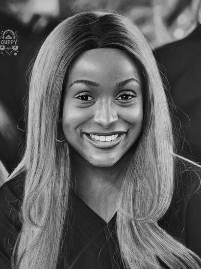 DJ Cuppy - a Art Design Artowrk by Kenny Daniel