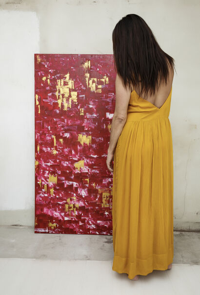 Vermelho II - A Paint Artwork by Tuca Ahlin