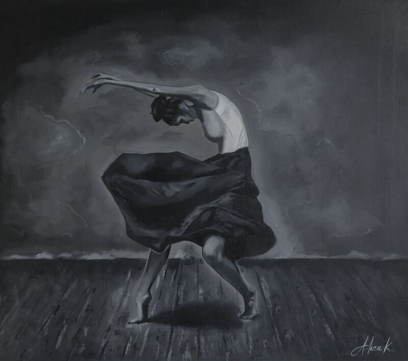Dancing - a Paint by Alina Kaiumova