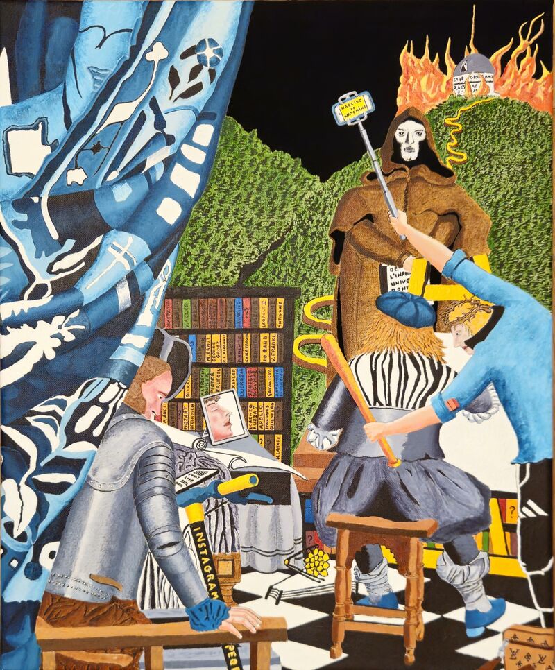 Apocalypse Now(?) - a Paintings by Achim Davide  Ferrandina Gouriou 