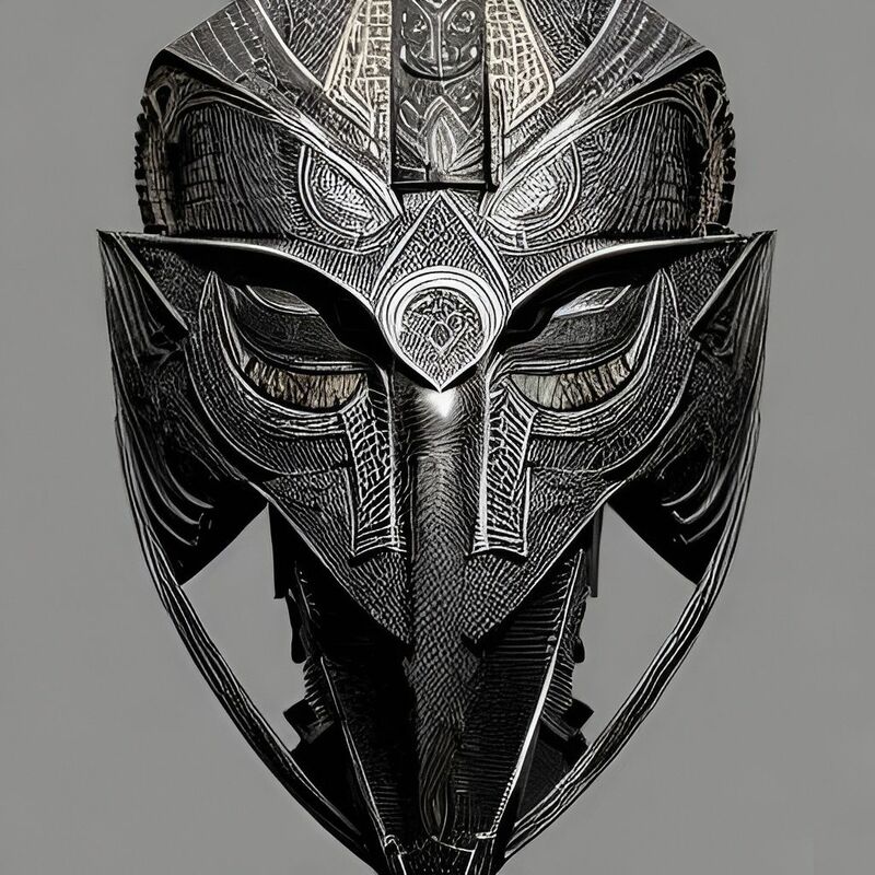 Sango Mask - a Digital Art by Ray