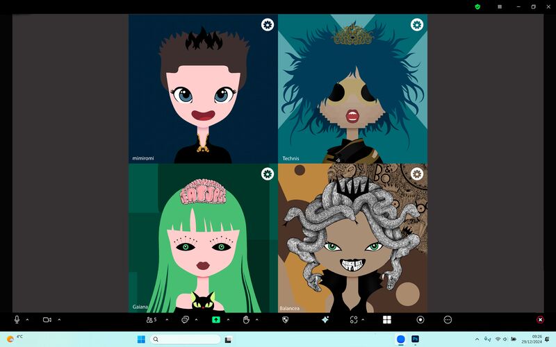 Archetypes Zoom Call - a Video Art by mimiromi