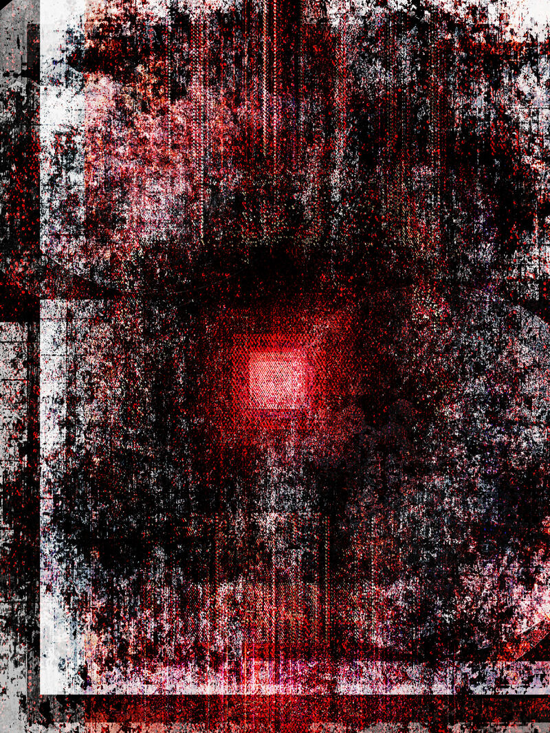 square red fear  - a Digital Graphics and Cartoon by George 