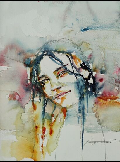 Maria - a Paint Artowrk by Sergio Perosa