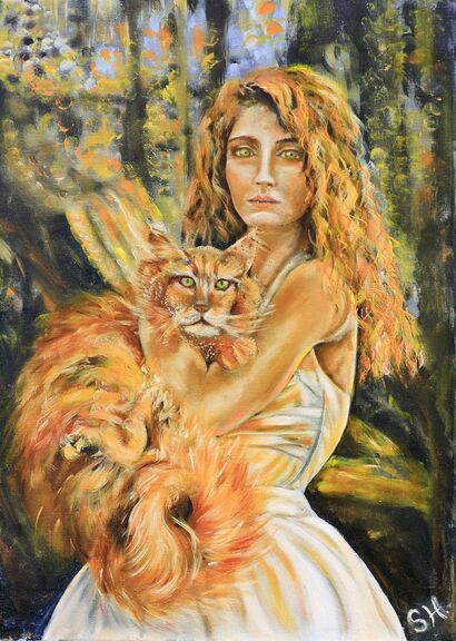 Enchantress - A Paint Artwork by Svitlana Tykhonravova