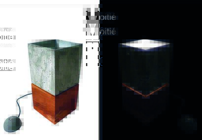 Moitié-Moitié - a Art Design Artowrk by Qualia