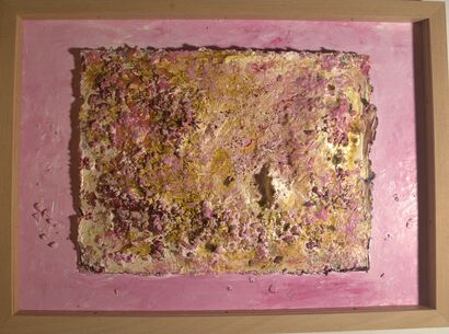 Golden Break - a Paint Artowrk by Elisabeth Kapeller