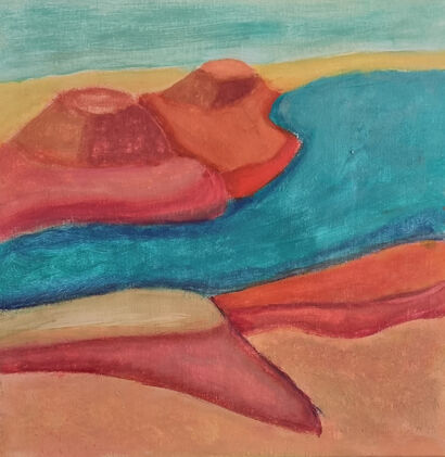 Desert - A Paint Artwork by Andreas Wolf von Guggenberger
