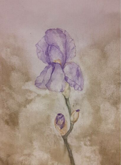 Iris - A Paint Artwork by ALESSANDRA MEROLLI