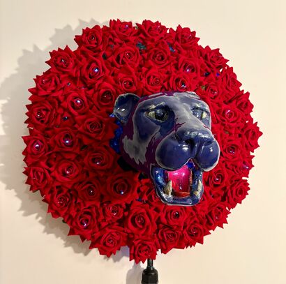 Trophy, revisited (50 Roses) - a Sculpture & Installation Artowrk by STAVROS VAITSIS