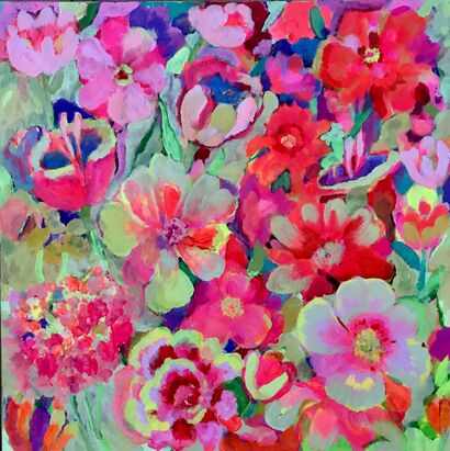 flower power - A Paint Artwork by Beata Murawska