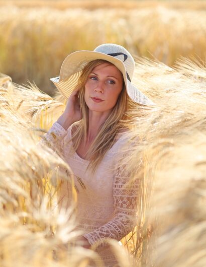In the wheat - a Photographic Art Artowrk by Christophe ROUX DESJARDINS