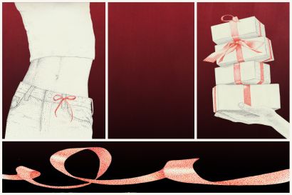 Ribbon / part 2 - a Digital Art Artwork by Anne Blaich