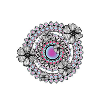 Mandala art - A Digital Art Artwork by Rahima Sable