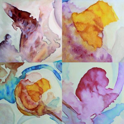 Polittico Astratto n.2: 4 dettagli - A Paintings Artwork by PAOLO BERETTI