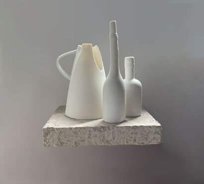 Ode aan Morandi III - a Sculpture & Installation Artowrk by Maryke Degryse