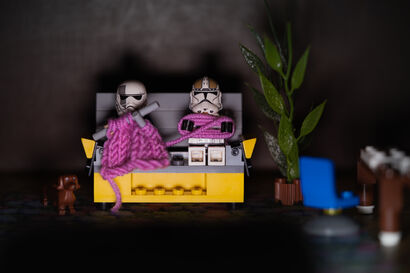 The secret life of a Quarantined LEGO - A Photographic Art Artwork by Sammy Dhouioui