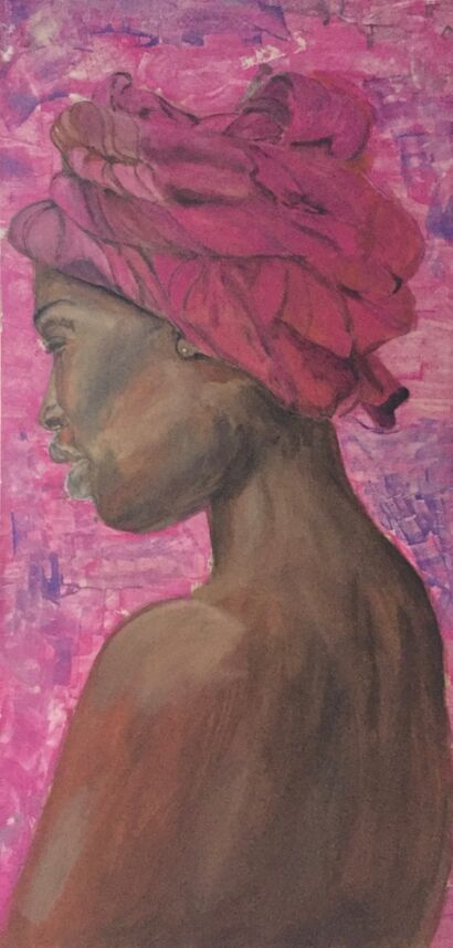 Purple - a Paint Artowrk by NIKOLINA MARJANOVIC SCALISE