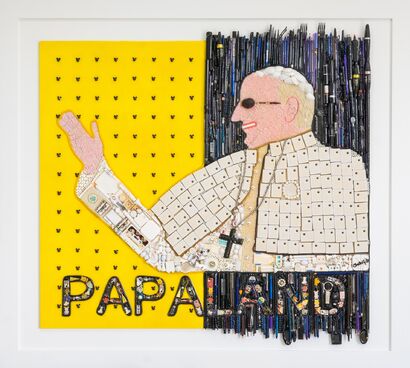 Papaland  - a Paint Artowrk by Chelo Guzman