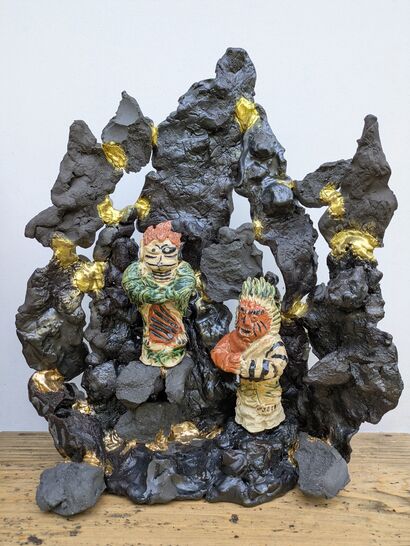 Guardians of the Golden Rift - a Sculpture & Installation Artowrk by YUICHI KOIZUMI