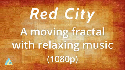 Red City - a moving fractal - a Video Art Artowrk by Graeme Boore