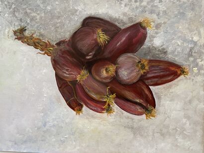 Tropea onion - A Paint Artwork by Daria Remeniuk 