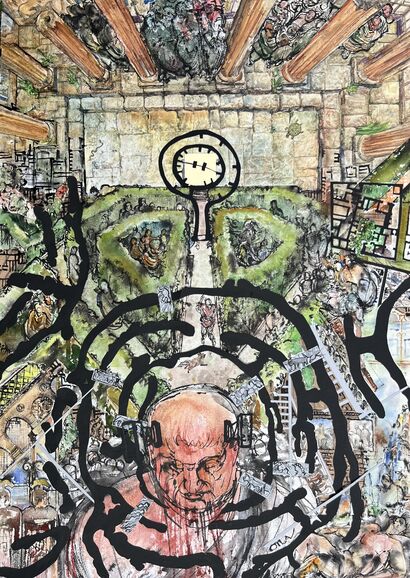 the Digital Emperor  - a Paint Artowrk by Petr Otlan