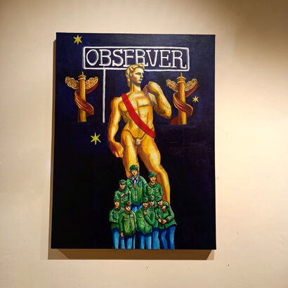 OBSERVER - a Paint Artowrk by Tino