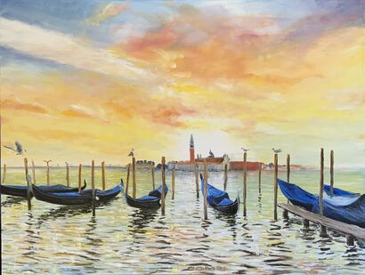 Impressioni veneziane  - A Paint Artwork by Gianfranco Combi