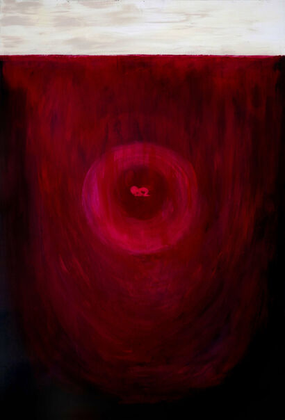 Re-Birthing in Silence  - A Paint Artwork by Yelena York