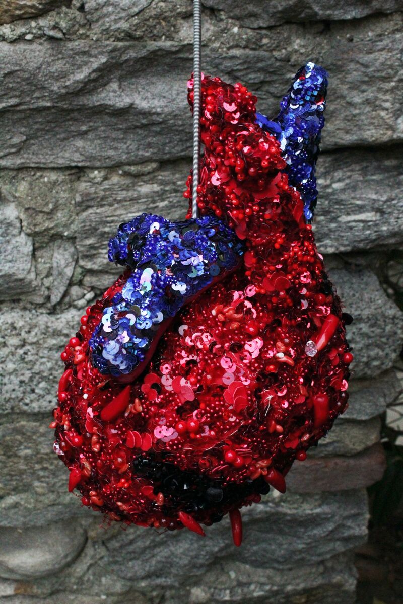 Human heart - a Sculpture & Installation by Silvia Perramon Rubio