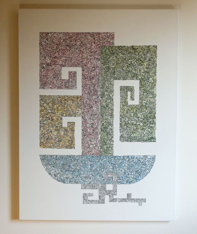 GERMOGLI DI AIUOLE  - a Paintings by Michele  Calearo 
