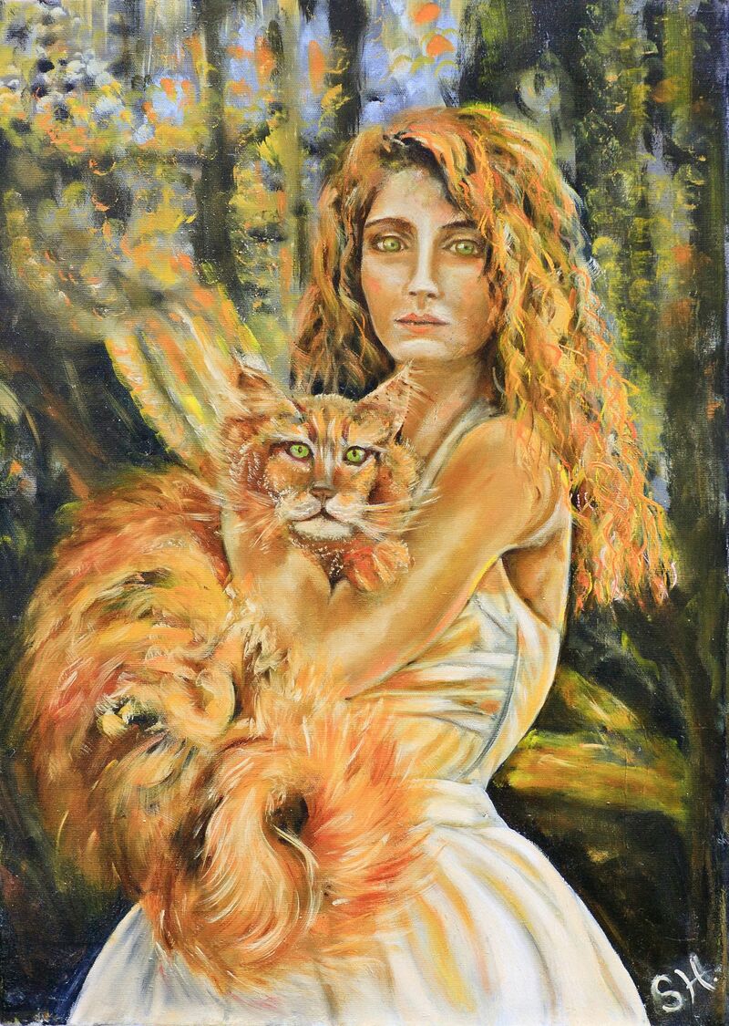 Enchantress - a Paint by Svitlana Tykhonravova