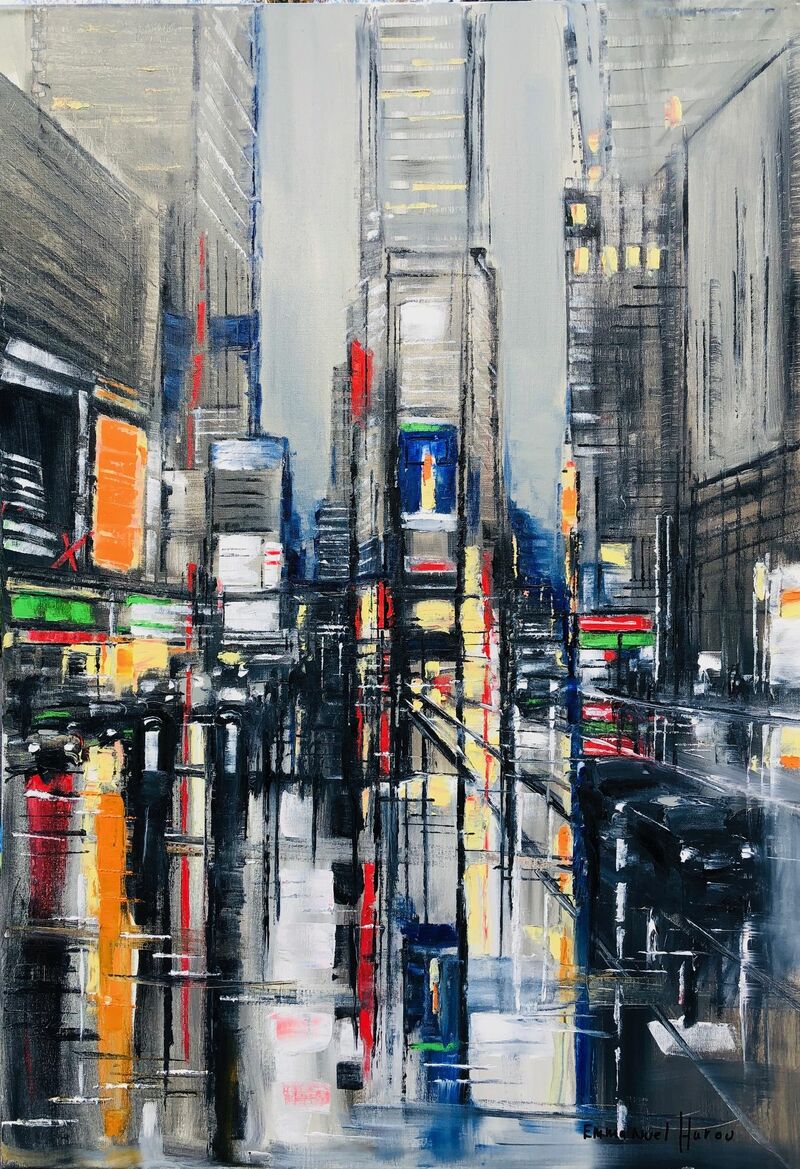 TIMES SQUARE II - a Paint by EMMANUEL HAROU