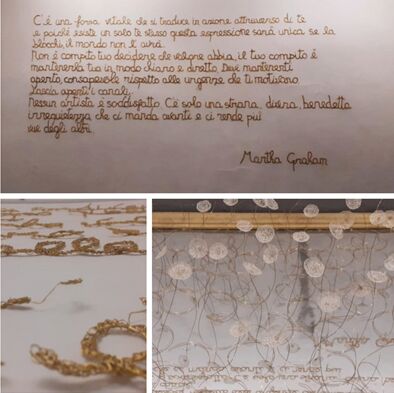 A Martha Graham - a Sculpture & Installation by Antonella Romano