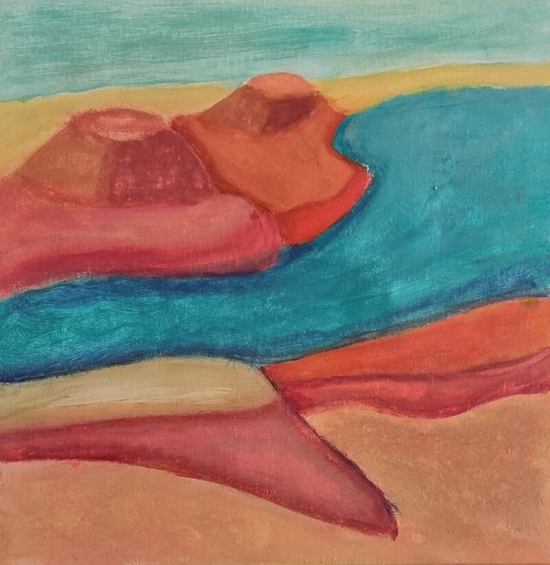 Desert - a Paint by Andreas Wolf von Guggenberger