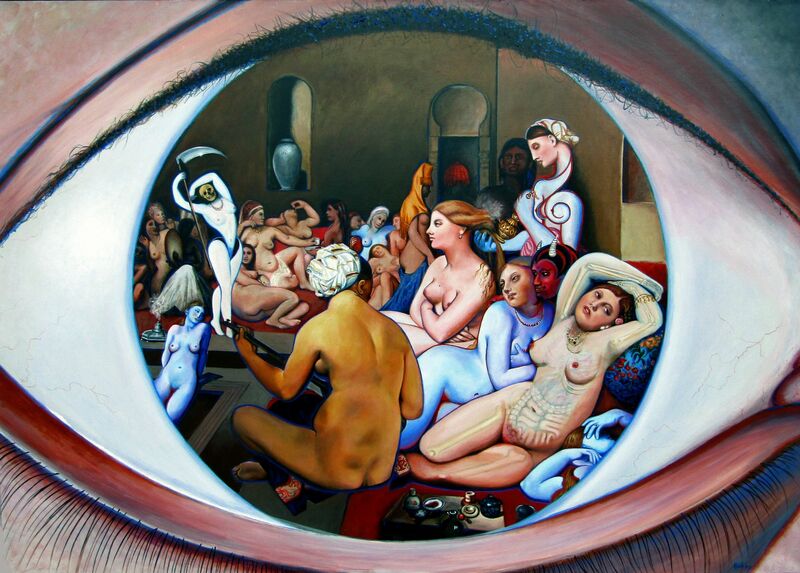Dans l'oeil d'Ingres. - a Paint by Aldéhy