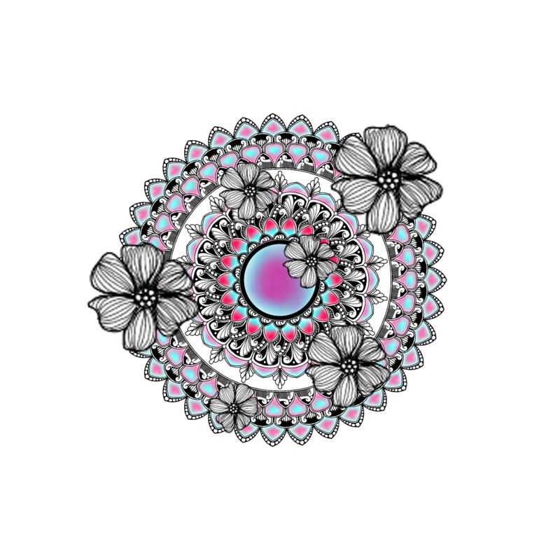Mandala art - a Digital Art by Rahima Sable