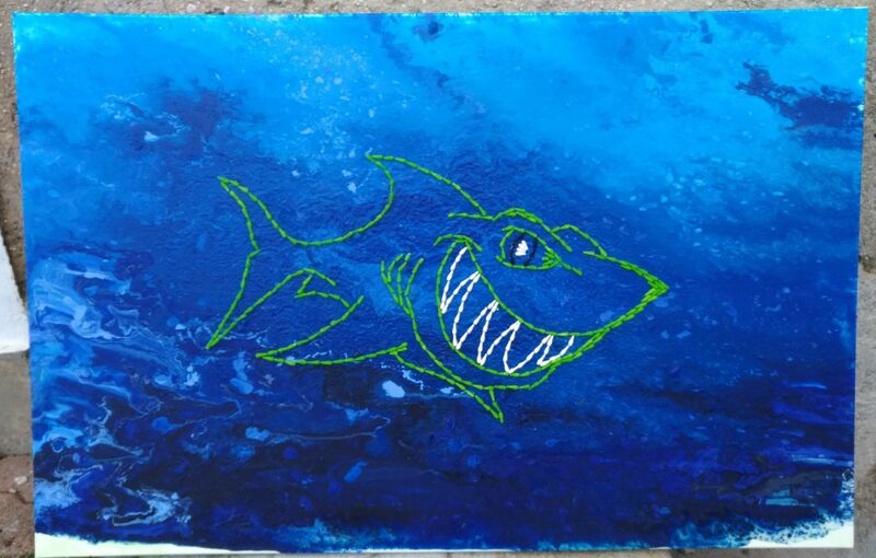 Requin - a Paint by Giuseppe Vedovato