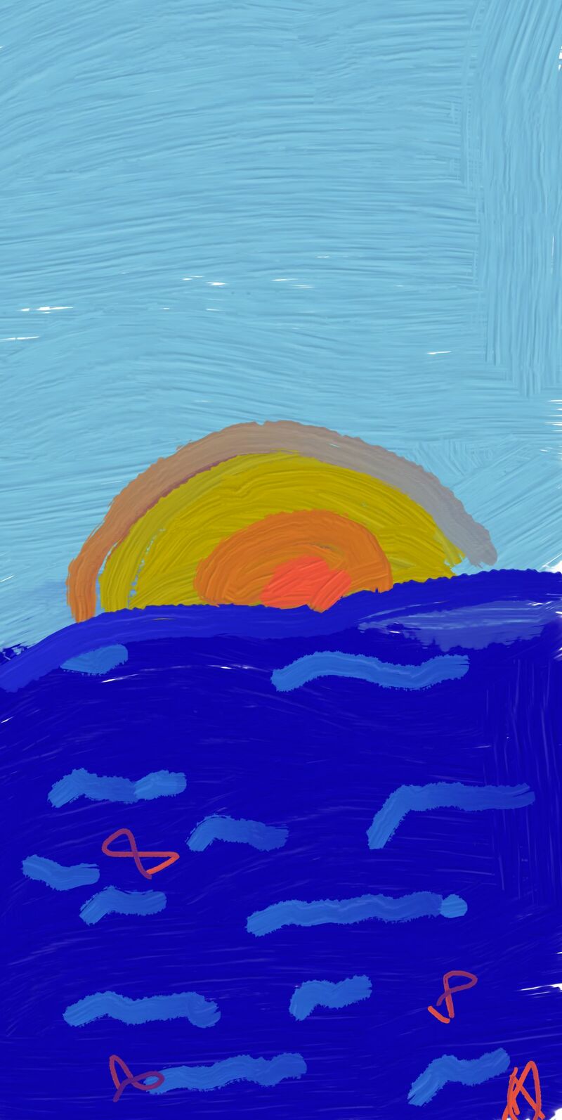 Sea and Sun I - a Digital Art by NaJa