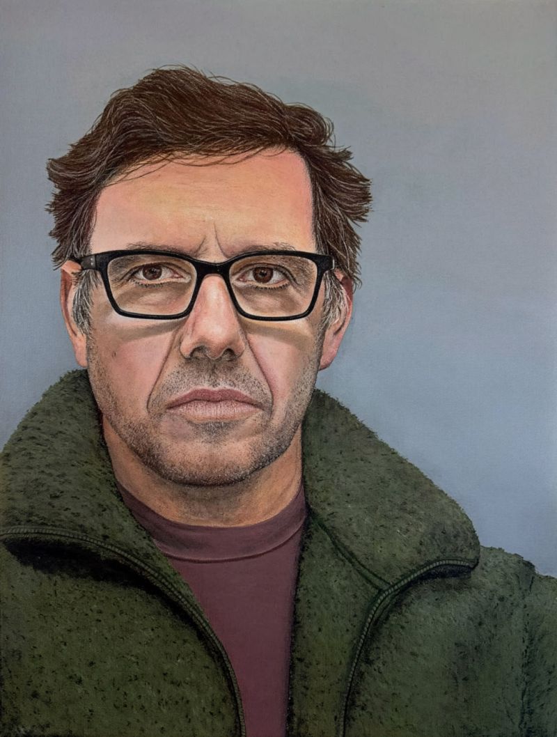 selfportrait - a Paintings by Damian Parsons