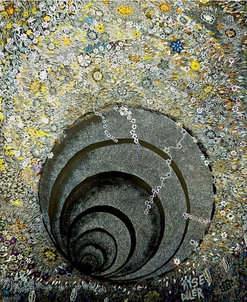 turn to deep - a Paintings by Ayse  Doler