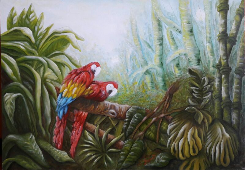 Foresta pluviale 1  - a Paint by DANIELA GARGANO