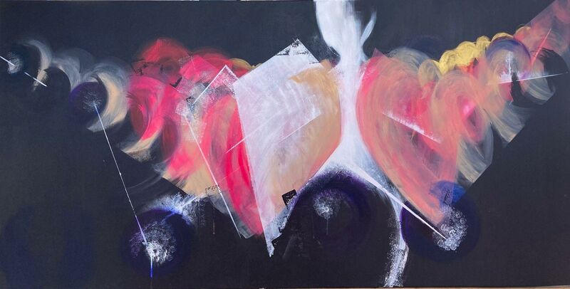 Becoming angel - a Paintings by Flora Cselovszki