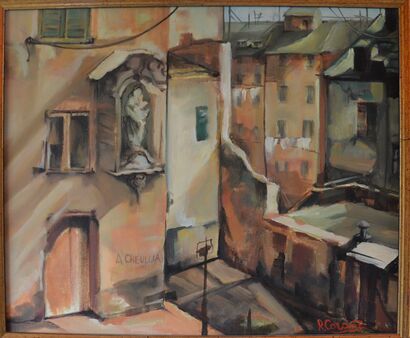 Genova scomparsa - a Paint Artowrk by R. CORDAZ