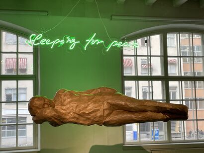 Sleeping for peace - a Sculpture & Installation Artowrk by Nina Wedberg Thulin