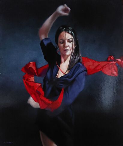 L’Ame en Danse  - a Paint Artowrk by Serge Broeders Broeders